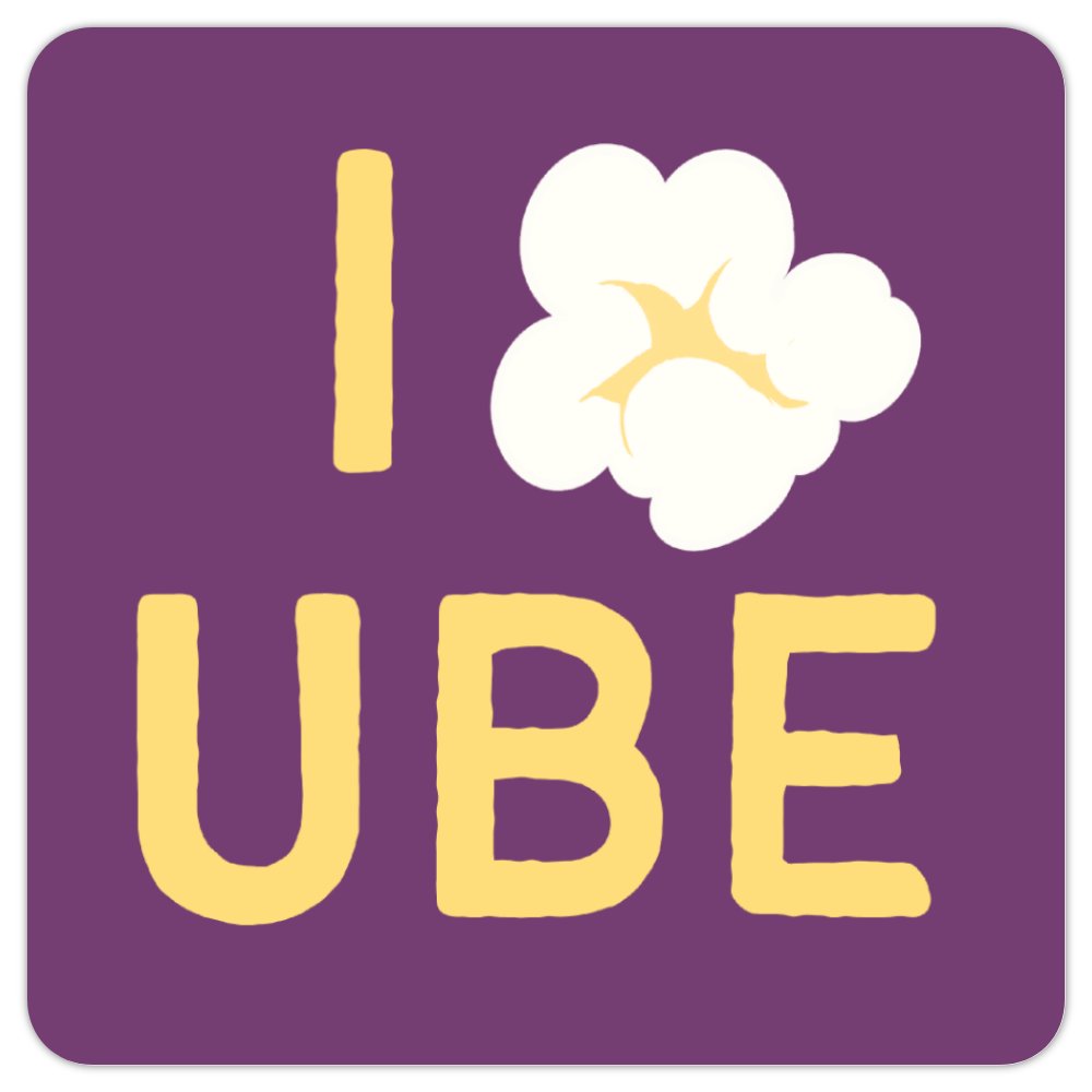 I 💛 Ube (Ubeland NYC Debut) Sticker